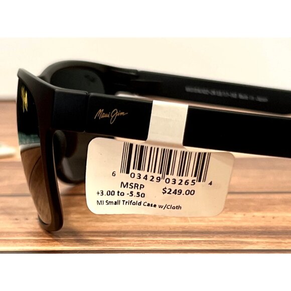 Maui Jim Red Sands RX-ABLE Sunglasses 432-2M Grey Lenses Black Matte Frame - Picture 2 of 9